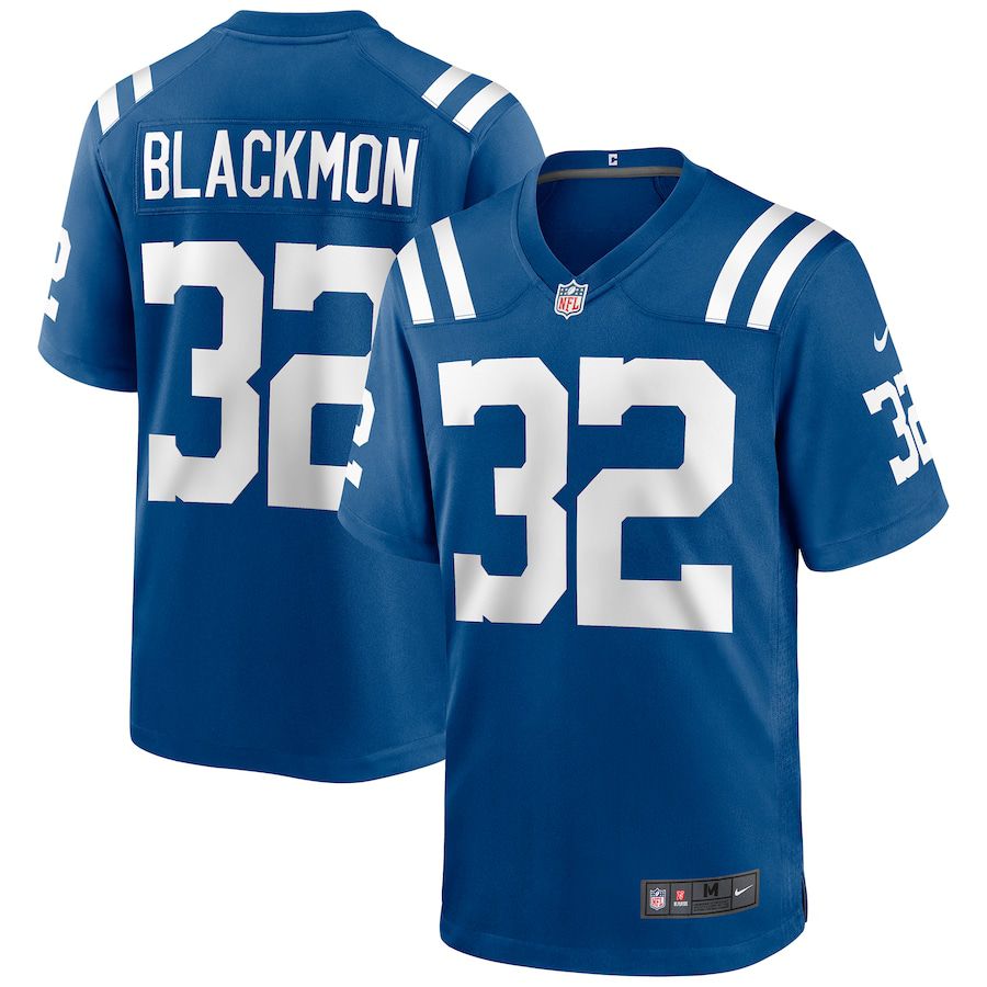 Men Indianapolis Colts #32 Julian Blackmon Nike Royal Game NFL Jersey->indianapolis colts->NFL Jersey
